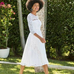 Lilly Pulitzer Aiden Dress Size 12 Resort White NWT